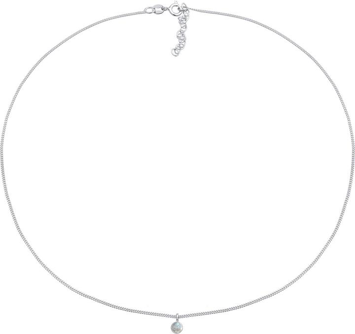 Produktbild Elli Choker, Edelsteinkette (Labradorit, 925 Sterling Silber, 36 cm)