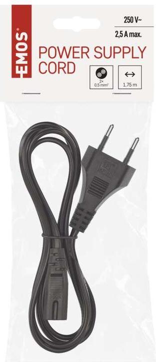 Image du produit Emos Câble d'alimentation pour TV LCD, DVD/CD (1.75 m)