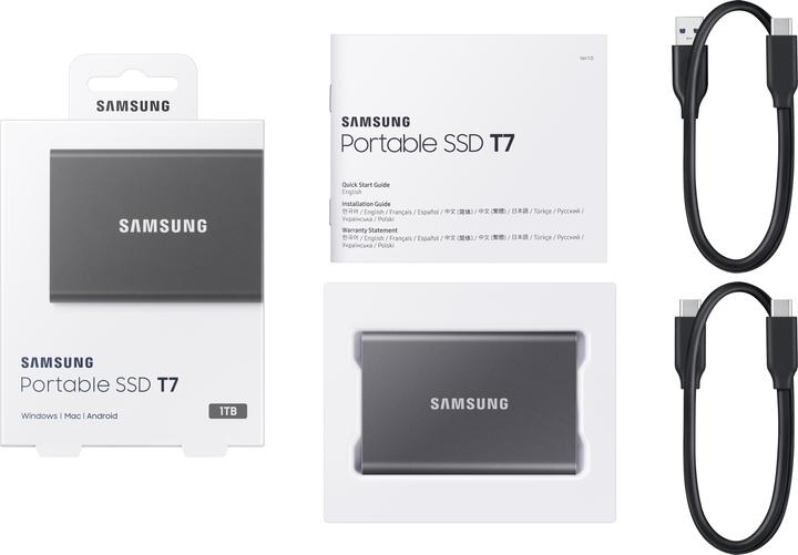 Immagine prodotto Samsung Portable T7 Titan Grey (1000 GB)