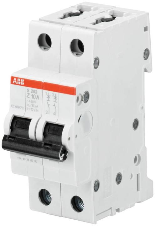 Immagine prodotto ABB S202-Z10 Interruttore automatico 10A per M compatto a 2 poli