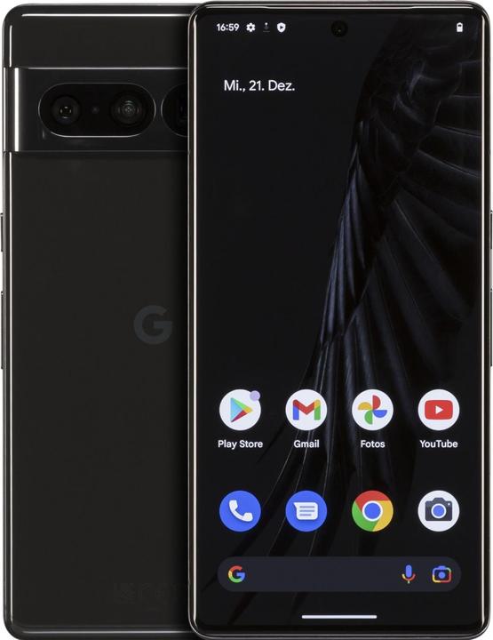 Actual product image Google Pixel 7 Pro (128 GB, Obsidian, 6.70", SIM + eSIM, 50 Mpx, 5G)