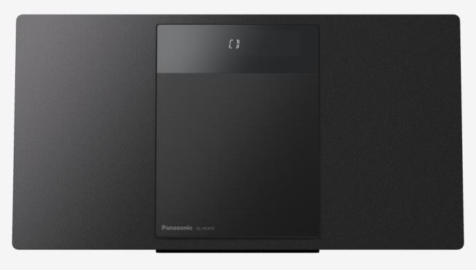 Actual product image Panasonic Chaine tout en un 40W, NoireChaine tout en un vertical, Ra (Bluetooth, CD player, 2x 20 W)