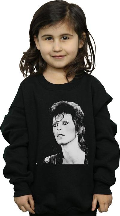Produktbild David Bowie Ziggy Looking Sweatshirt Mädchen (152, 158)