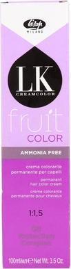 Actual product image Lisap LK fruit Colour 5/55 light brown red intensive 100 ml (Light brown red)