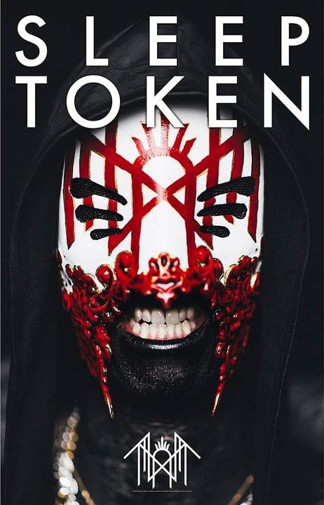 Sleep Token Poster Vessel Mask Stoff