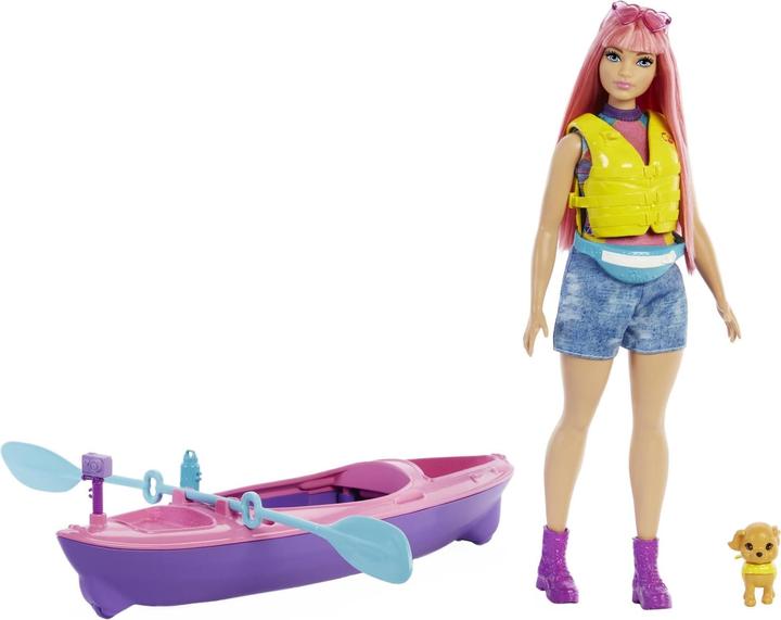 Image du produit Barbie BRB Camping Daisy Set de jeu avec kayak