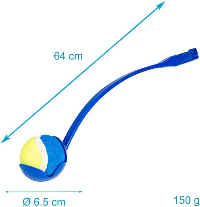 Actual product image Intirilife Dog Ball Slinger Ball Throwing Stick (Ball toy dog)