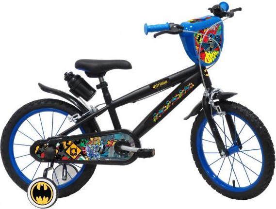 Batman Kinderfiets - Jongens - 16 inch - Zwart (16")