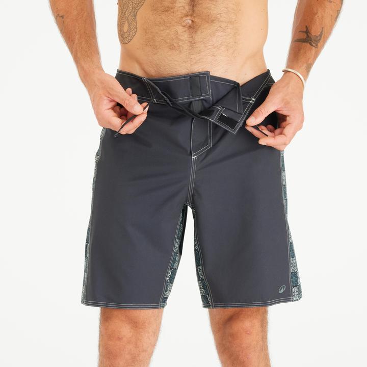 Immagine prodotto Olaian Boardshorts Herren lang 500 Arch Taow 19" schwarz (44)