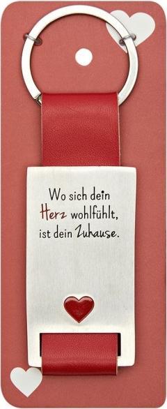 HCA Schlüsselanhänger mit Spruch - Herz