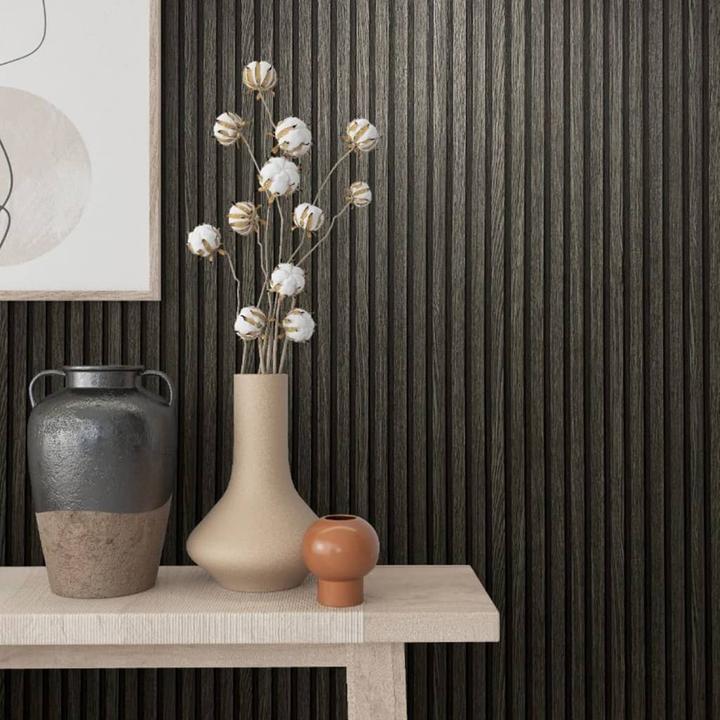 Produktbild Marburg Vliestapete 33961 Botanica 3D Holz-Optik schwarz anthrazit (10,05 m x 53 cm)