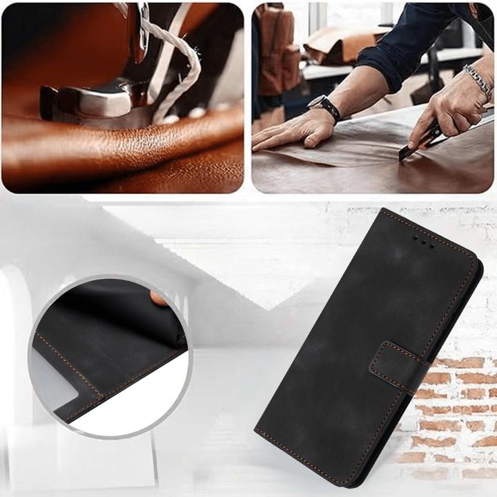 Produktbild Cover-Discount iPhone 16 – Wildleder Look Etui im Vintage Design (Apple iPhone 16)
