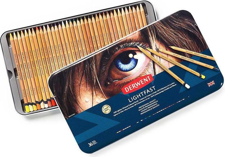 Immagine prodotto Derwent Matite colorate Lightfast, 4 mm, multicolore, 36 pezzi (Multicolore, 36 x)