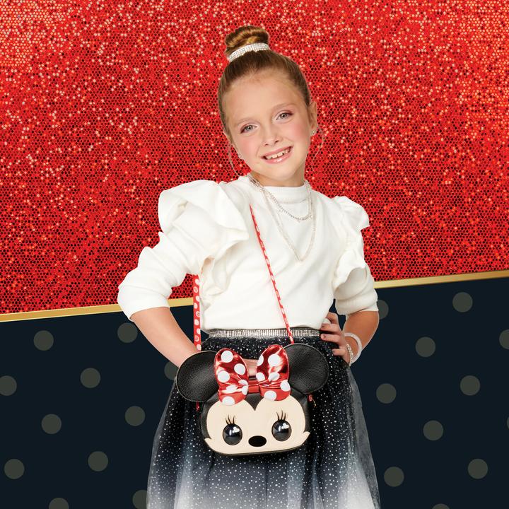 Actual product image Spin Master Purse Pets, Disney Minnie Mouse, giocattolo interattivo e borsetta con oltre 30 suoni e reazioni, bo