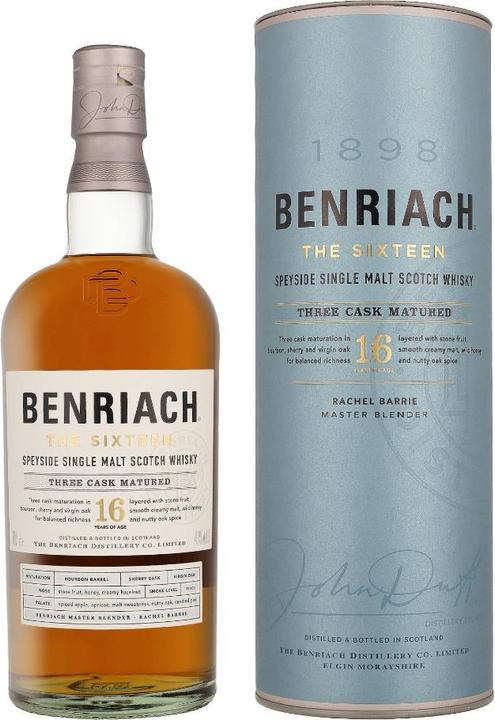 Image du produit BenRiach 16 ans (Scotch Whisky, Single Malt, 1 x 70 cl)