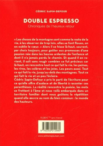 Produktbild Double espresso : chroniques de l'heureux retour (Französisch, Sapin-Defour, 2020)