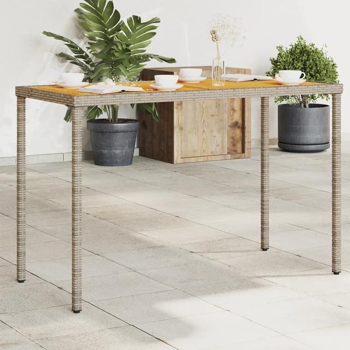 Image du produit VidaXL Table de jardin avec plateau 115 x 54 x 74cm (115 cm)