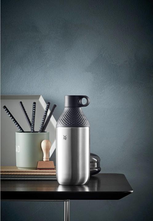 Produktbild WMF Trinkflasche Cromargan SchwarzSilber (0.50 l)