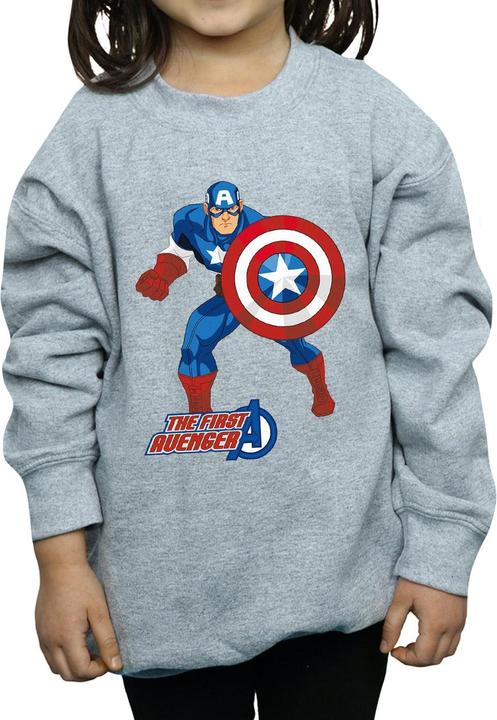 Produktbild Captain America The First Avenger Sweatshirt Mädchen (152, 158)