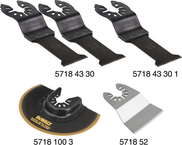 Image du produit DeWalt 5 PC SET DT20701