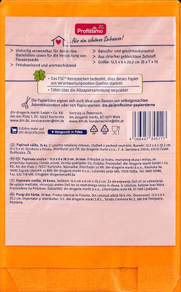 Image du produit dm Profissimo Sacs en papier (24 x)