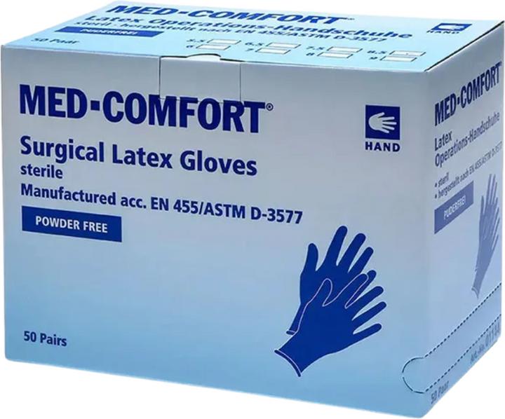 Ampri Sterile Latex-Operationshandschuhe 7.5 puderfrei 2 Stk (7.5)
