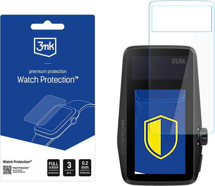 Actual product image 3MK SzkÅo hybrydowe Watch Protection FlexibleGlass na Coros Dura