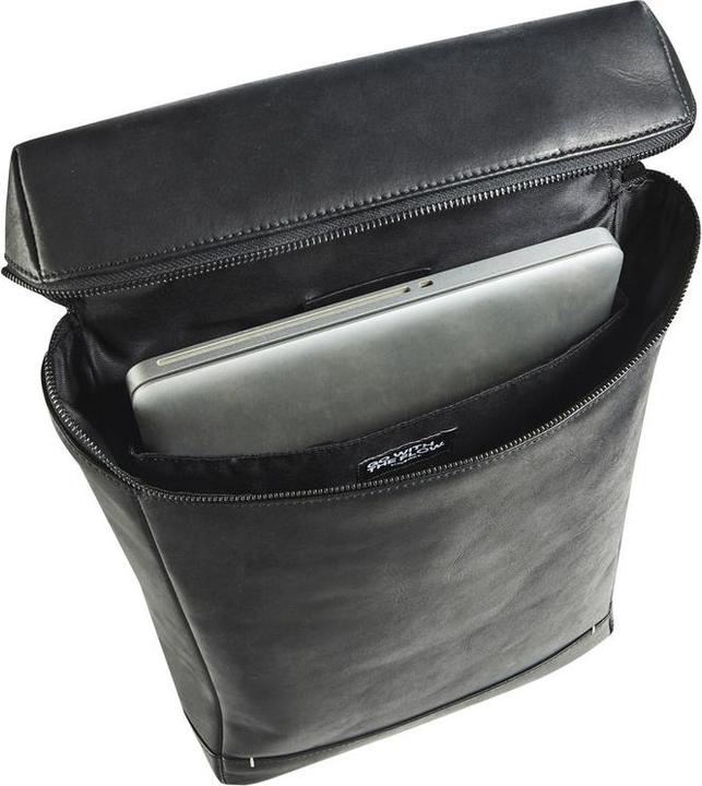 Actual product image Maverick urban classic lederen rugzak met laptopvak 15.6 zw