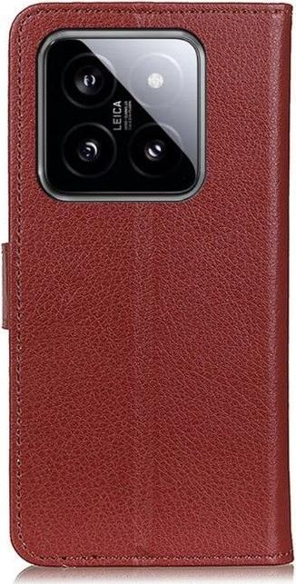 Produktbild MU Classic Litchi Leder Bookcover Series (Xiaomi 14 Pro)