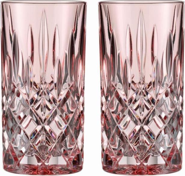 Immagine prodotto Nachtmann Noblesse Longdrink Rosé Set 2 pezzi (3.95 dl, 2 x, Bicchieri da bibita lunghi)