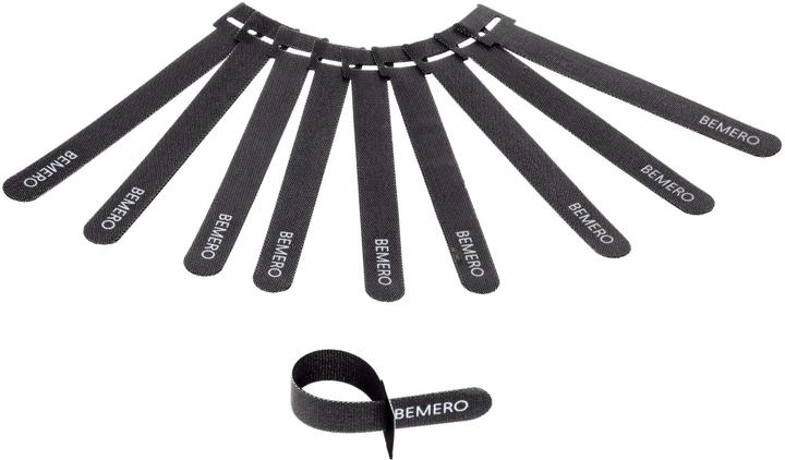 Bemero Serre-câble velcro 16015BK-MP 10 pcs. (Serre-câbles velcro, 160 mm, 10 pcs)