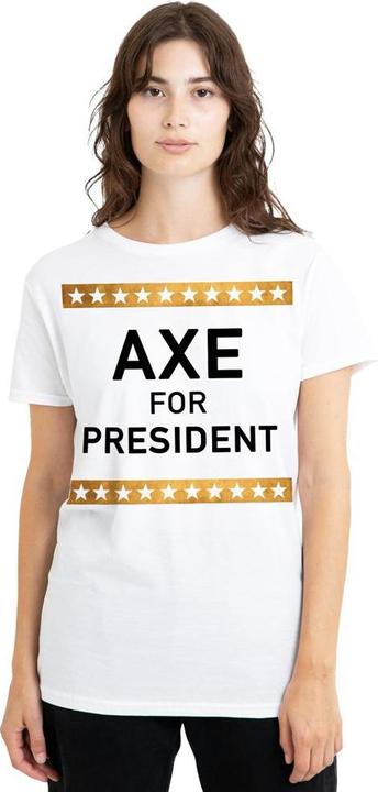 Actual product image Billions Unisex Adult Axe For President T-Shirt (XXL)