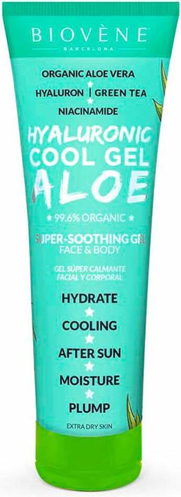 Immagine prodotto Biovène Biovene Hyaluronic Cool Gel Aloe Gel ultra-levigante per corpo e viso 200Ml (Crema corpo, 200 ml)
