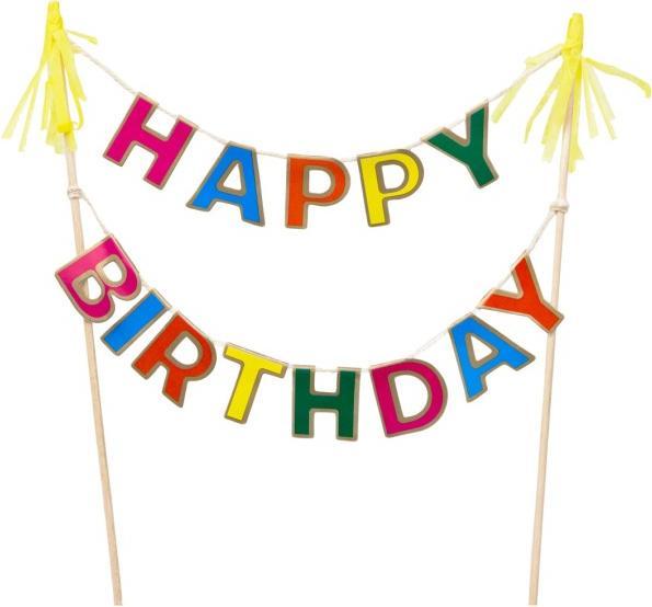 Immagine prodotto TALKING TABLES Tortengirlande Happy Birthday Bunt