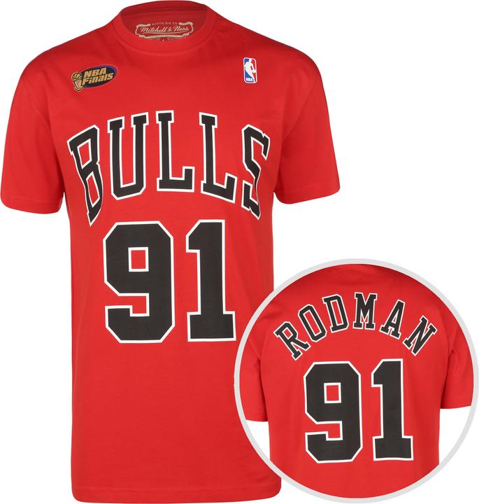 Immagine prodotto Mitchell & Ness Maglietta Chicago Bulls Dennis Rodman Uomo (L)