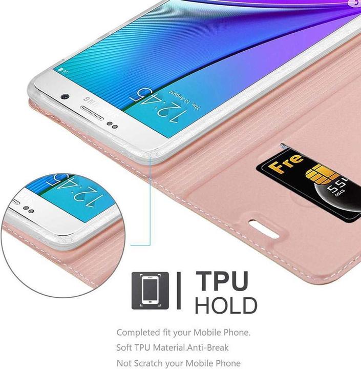 Produktbild Cadorabo Book Classy Style Cover (Samsung Galaxy Note 5)