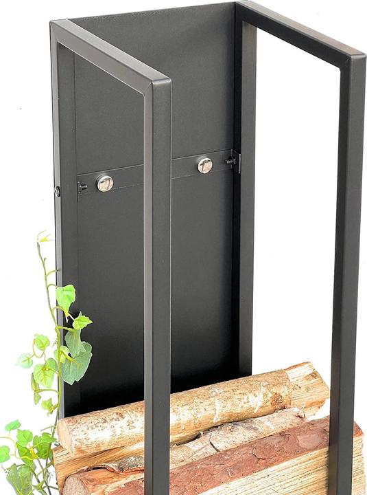 Image du produit DanDiBo Étagère à bois pour cheminée (25 x 25 x 100 cm)