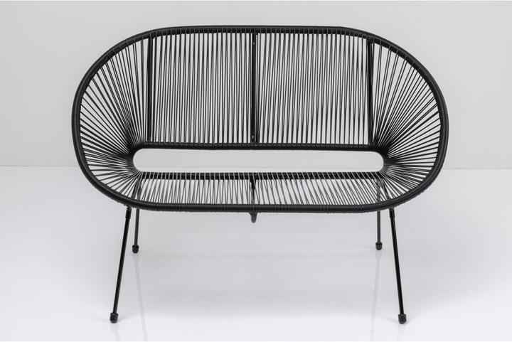 Actual product image Kare Design Bench Acapulco Black (121 cm)