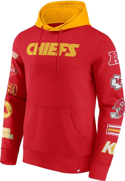 Actual product image Fanatics Kansas City Chiefs NFL Sleeve Prints Hoody - L (L)