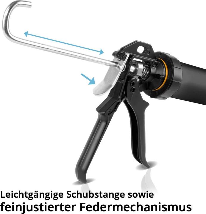 Produktbild Stahlwerk Silikonpistole SPB-600 ST mit 600 ml aus Aluminium Silikonpresse
