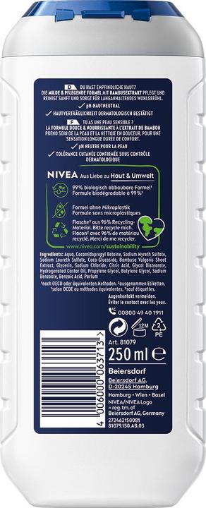 Immagine prodotto NIVEA Multipack Pflegedusche Sensitive (6 Stück)