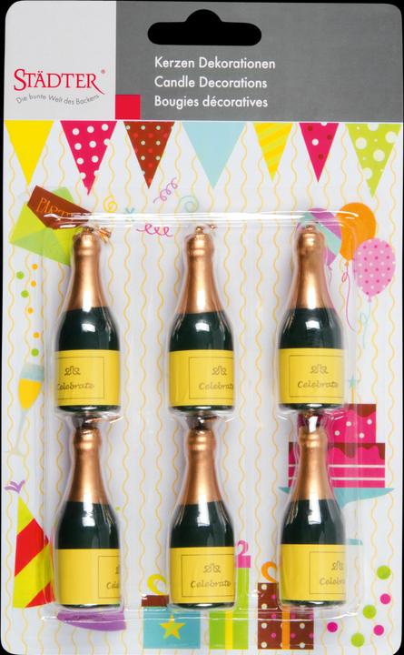 Image du produit Städter Champagnerflaschen (6 pcs)