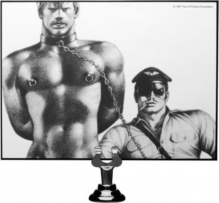Actual product image Tom of Finland lanyard