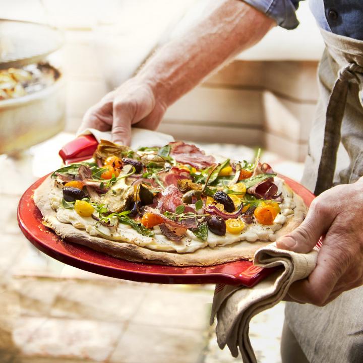 Produktbild Emile Henry Pizzastein Ø 36.5 cm Rund, Rot