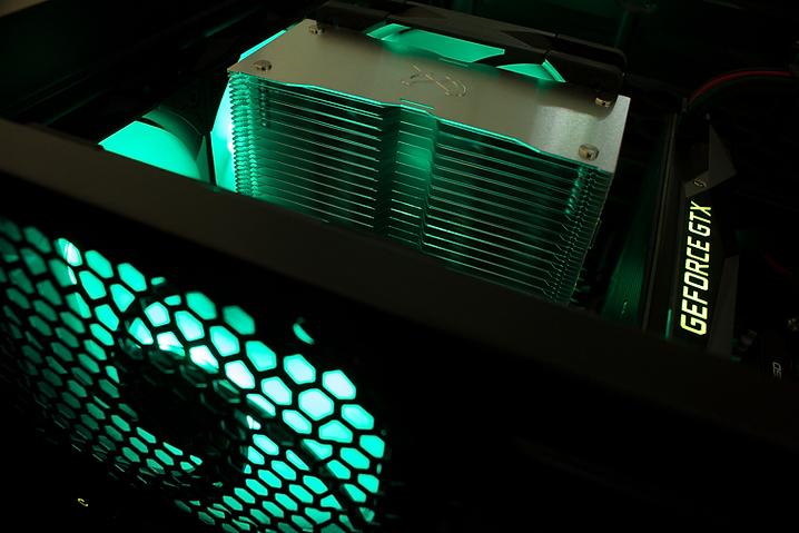 Actual product image Scythe Kaze Flex 120 ARGB PWM fan, 300-1800rpm (120 mm, 1 x)