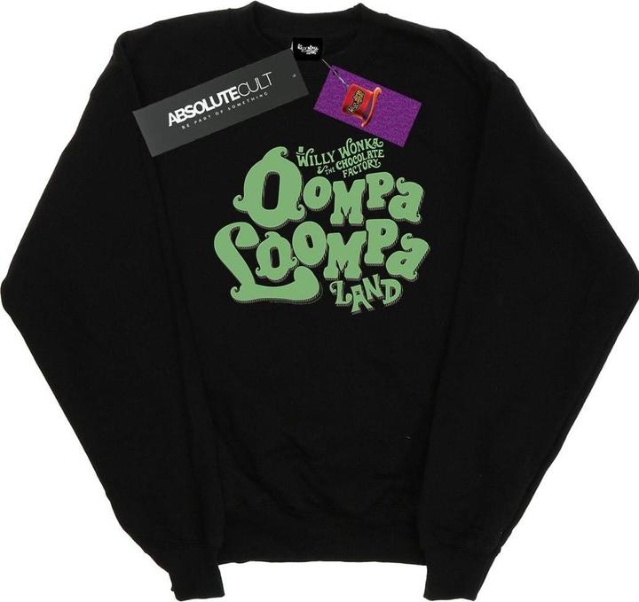 Actual product image Willy Wonka & the Chocolate Factory Girls Oompa Loompa Land Sweatshirt (128)