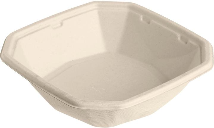 Immagine prodotto Duni Ciotola Octabagasse 400 ml - rivestita di bagassa marrone PBAT/PLA 152x152x38 (50 x)