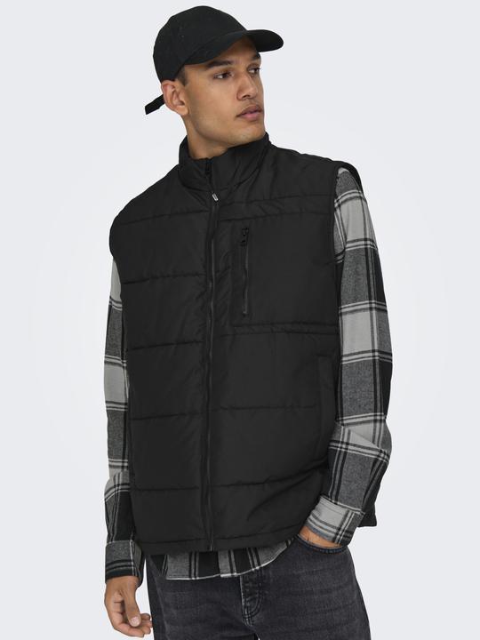 Immagine prodotto Only & Sons Gilet a collo alto trapuntato (S)