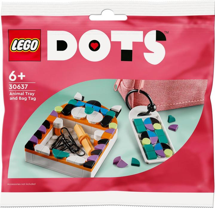 Actual product image LEGO Animal storage tray & bag tag (30637, LEGO Dots)