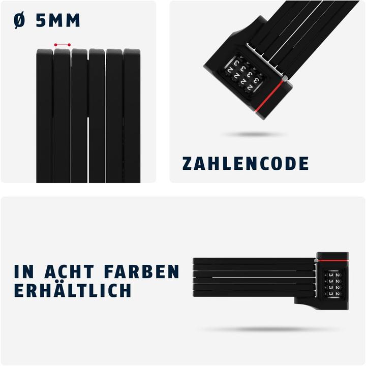 Image du produit Abus Faltschloss Bordo uGrip 5700C SH (80 cm)
